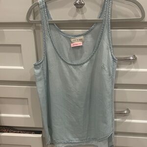 Cloth & Stone Light Blue Tank Top